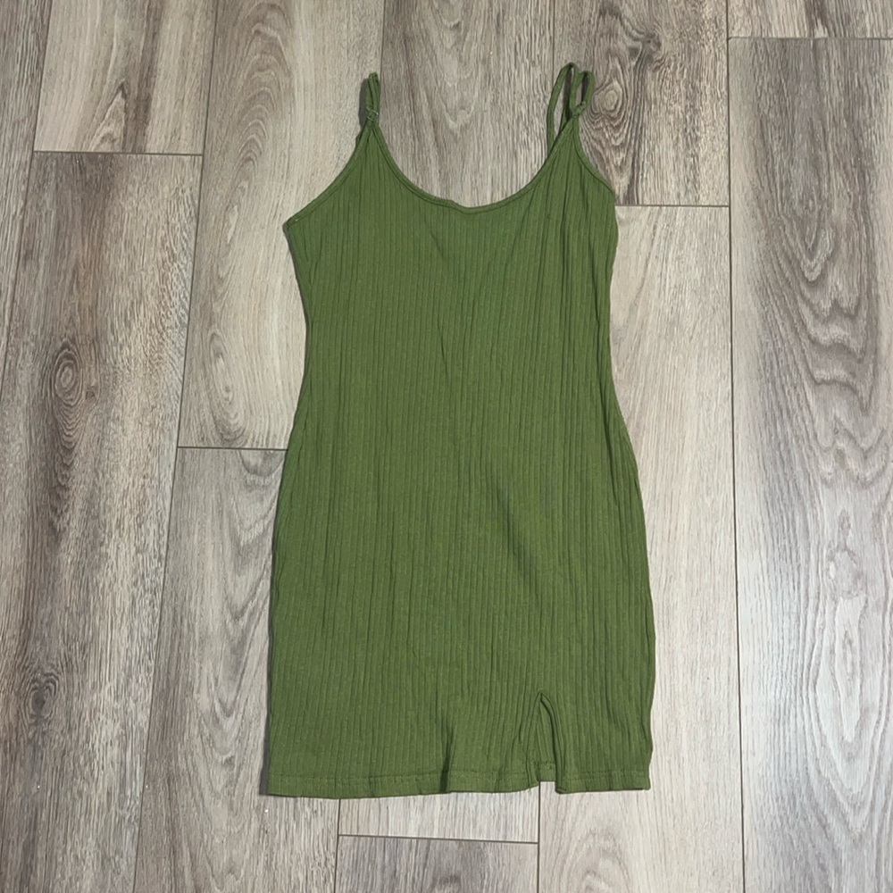 Amazon Size L Ribbed Mini Dress